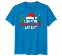 T-shirt da uomo Look At Me Being All Festive Christmas Holidays maglietta...