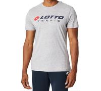 T-shirt da uomo Lotto Squadra II Tee - cool gray 6c - Grigio (S)