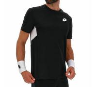 T-shirt da uomo Lotto Squadra IV - all black - Nero (XL)