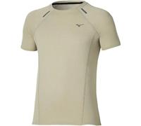 T-shirt da uomo Mizuno Active Dry Auero Flow Short-Sleeve - elm - Beige (M)