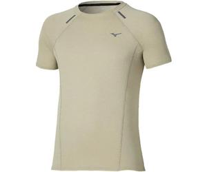 T-shirt da uomo Mizuno Active Dry Auero Flow Short-Sleeve - elm - Beige (M)