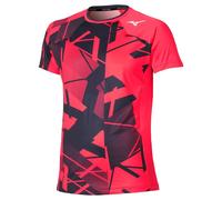 T-shirt da uomo Mizuno Daybreakers Shadow Graphic - vibrant red - Rosso (M)