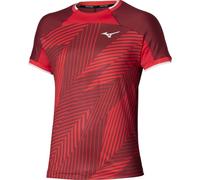 Maglietta da uomo Mizuno Stargazer Shadow Graphic Short Sleeve Tee Sun Dried Tomato XL