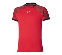 T-shirt da uomo Mizuno Stargazer Shadow Short-Sleeve - fiery red - Rosso (XL)