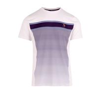 T-shirt da uomo Monte-Carlo Country Club Logo Stripes - Bianco (M)