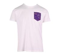 T-shirt da uomo Monte-Carlo Country Club Racquets Print Pocket - Bianco (XL)
