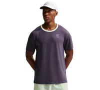T-shirt da uomo Nike Court Advantage Dri-Fit - dark raisin/volt tint/white - Viola (M)