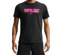 T-shirt da uomo Nike Dri-Fit Winning - black/hyper pink - Nero (L)