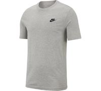 Nike Maglietta M Nsw Club Tee Dk Grey Heather Black L Uomo