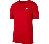 Nike Maglietta NSW Club Tee AR4997-657 Rosso/Bianco Uomo XL