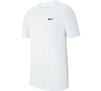 T-shirt da uomo Nike Solid Dri-Fit Crew - white/black - Bianco (XL)