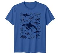 T-shirt da uomo Ocean Animals Sea Life maglietta vita marina