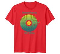 T-shirt da uomo Original Pressing 1975 Edition Vinyl Records Music Retro Audio