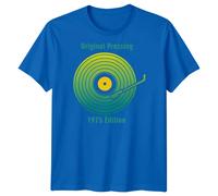 T-shirt da uomo Original Pressing 1975 Edition Vinyl Records Music Retro Audio
