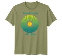 T-shirt da uomo Original Pressing 1975 Edition Vinyl Records Music Retro Audio
