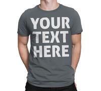 T-shirt da uomo personalizzate con qualsiasi nome testo classiche addio al...