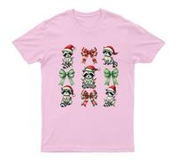 T-shirt da uomo Raccoon Christmas Lights Holiday maglietta da donna...