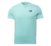 T-shirt da uomo Reebok Les Mills Graphic Tee - semi classic teal - Turchese (S)