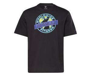 T-shirt da uomo Reebok Les Mills Oversized Tee - black - Nero (XS)
