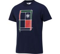 T-shirt da uomo Roland Garros Court - navy - Blu (XL)