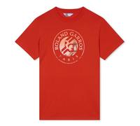 T-shirt da uomo Roland Garros Logo Eiffel - clay - Arancione (S)