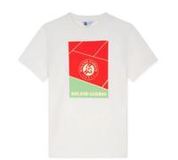 T-shirt da uomo Roland Garros Tyron Court - white - Beige (M)