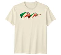 T-shirt da uomo Saint Kitts e Nevis Flag Ribbon Travel maglietta caraibica