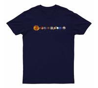 T-shirt da uomo SOLAR SYSTEM ASTRONAUT SPACE #DG #P1 #PR
