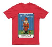 T-shirt da uomo The Nutcracker Strength & Courage Christmas maglietta da...