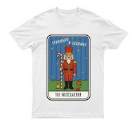 T-shirt da uomo The Nutcracker Strength & Courage Christmas maglietta da...
