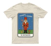 T-shirt da uomo The Nutcracker Strength & Courage Christmas maglietta da...