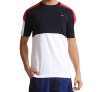 T-shirt da uomo Tommy Hilfiger Global Stripe Colourblock - Multicolore (XL)