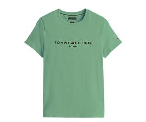 T-shirt da uomo Tommy Hilfiger Logo - Verde (M)