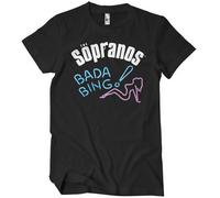 T-Shirt Da Uomo Ufficialmente Licenziata The Sopranos - BADA BING