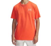 T-shirt Under Armour Sportsyle Left Chest manica corta arancione butano - M