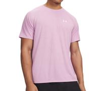 T-shirt Under Armour Tech Textured rosa pastello - M