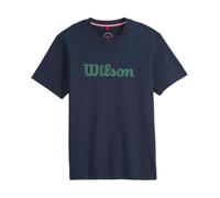 T-shirt da uomo Wilson Easy Street - classic navy/field green - Blu (M)