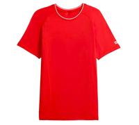 T-shirt da uomo Wilson Team Seamless Crew - infrared - Rosso (XL)