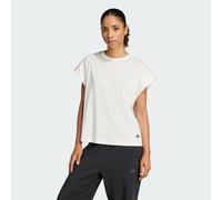 adidas Performance - T-shirt da yoga bianca-Bianco S