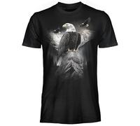 T SHIRT DARK EMBER AQUILA/E ORIGINALE ragazzo/a adulto/a Maglia Maglietta nera