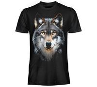 T-Shirt Dark Ember - Bambino - LUPO - Bimbo ragazzino Maglia Maglietta cotone