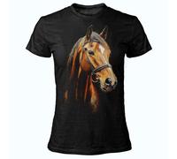 T SHIRT DARK EMBER CAVALLO WOMAN V ORIGINALE ragazzo/a adulto/a Maglia Maglietta