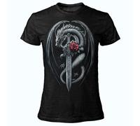 T SHIRT DARK EMBER DRAGO WOMAN ORIGINALE DONNA uomo Maglia Maglietta nera