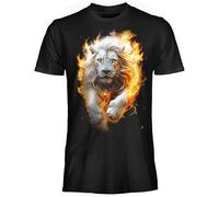 T SHIRT DARK EMBER LEONE ORIGINALE ragazzo/a adulto/a Maglia Maglietta nera