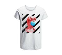 T-Shirt David Michelangelo Mask Uomo Abbigliamento 100% Cotone Taglia da S a XXL