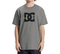 T-shirt DC Shoes Star da uomo in cotone grigio con logo XL