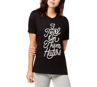 T-Shirt Decorata Carbon Copy Per Donne Con Twirl Su Di Loro Haters