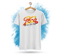 T-Shirt dedicata ai Pooh con stampa un attimo ancora o amici per sempre