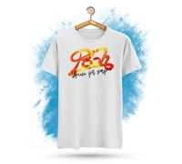 T-Shirt dedicata ai Pooh con stampa un attimo ancora o amici per sempre