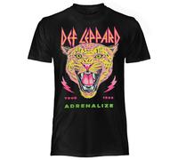 T-Shirt Def Leppard ufficiale maglia maglietta originale Adrenalize nera Rock